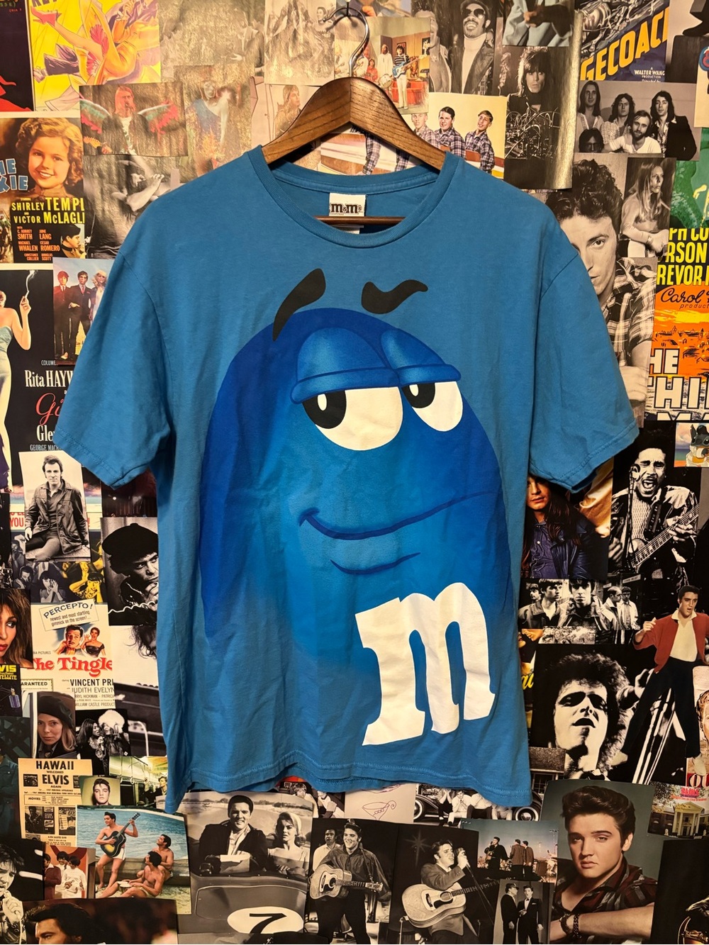 M&M'S Blue Character Graphic Tee in Light Blue
